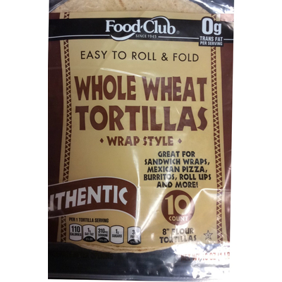 Tortilla, Whole Wheat