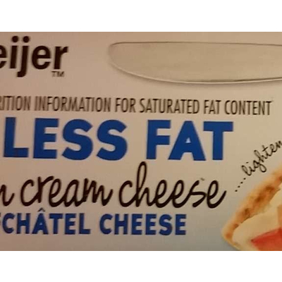 Cream Cheese, Less Fat