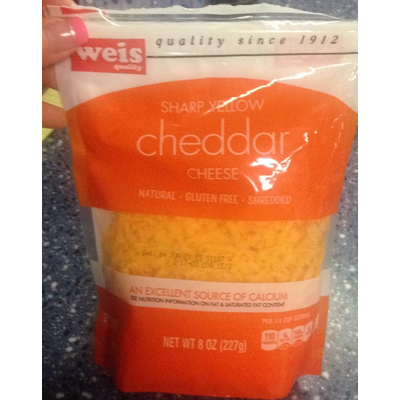 Sharp Cheddar Cheese, Shredded