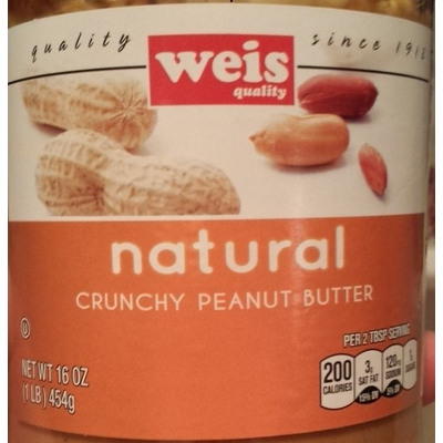 Crunchy Peanut Butter, Natural