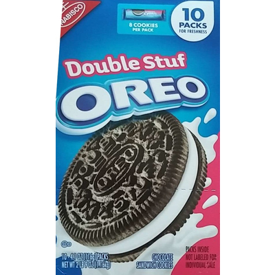 Calories In Sandwich Cookies Double Stuf From Nabisco Oreo