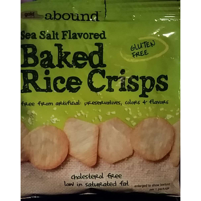 Baked Rice Crisps, Sea Salt