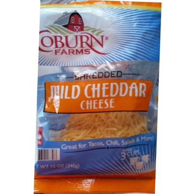 Shredded Mild Cheddar Cheese