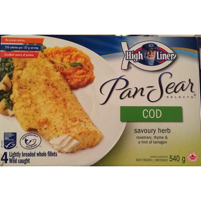 Cod Lightly Breaded Whole Fillets