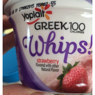Greek 100 Calories Whips, Strawberry