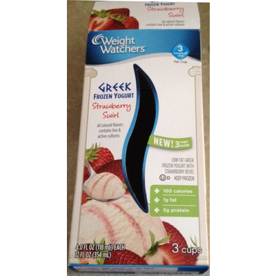 Strawberry Swirl Greek Frozen Yogurt