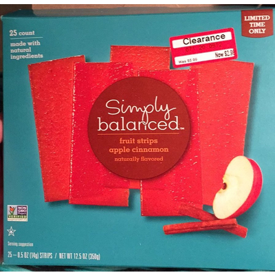 Fruit Strips, Apple Cinnamon