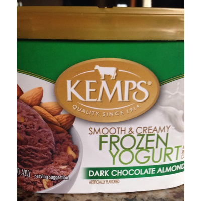 Frozen Yogurt, Dark Chocolate Almond