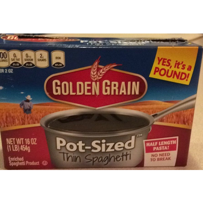 Pot-Sized Thin Spaghetti