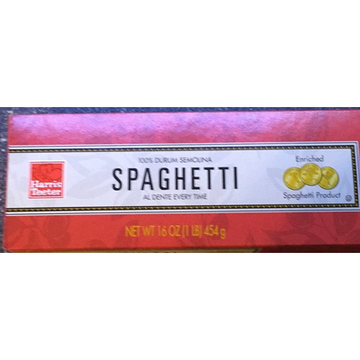 Enriched Spaghetti, 100% Durum Semolina