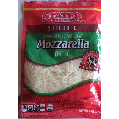 Part-Skim Mozzarella Cheese, Shredded