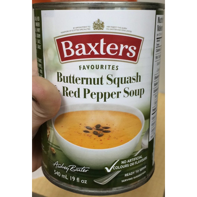 Butternut Squash & Red Pepper Soup