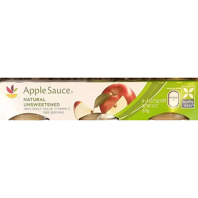 Apple Sauce, Natural Unsweetened