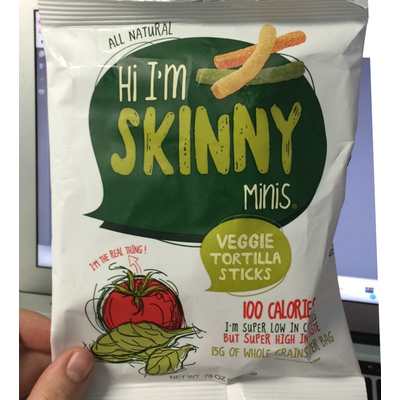 Veggie Tortilla Sticks, Minis
