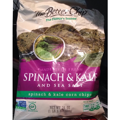 Spinach & Kale Corn Chips