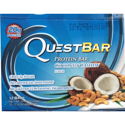 Protein Bar, Coconut Cashew