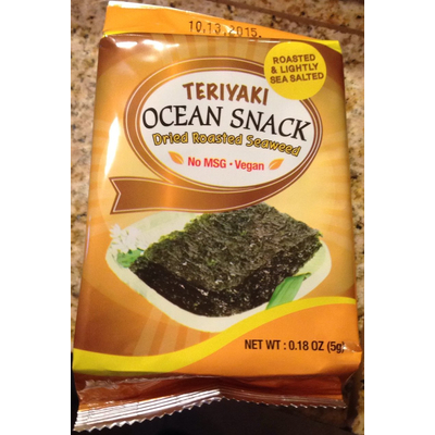 Dried Roasted Seaweed, Teriyaki