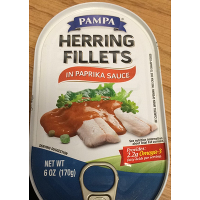 Herring Fillets in Paprika Sauce