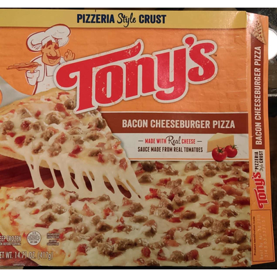 Frozen Pizza, Bacon Cheeseburger