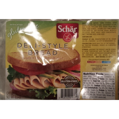 Gluten-Free Deli-Style Bread