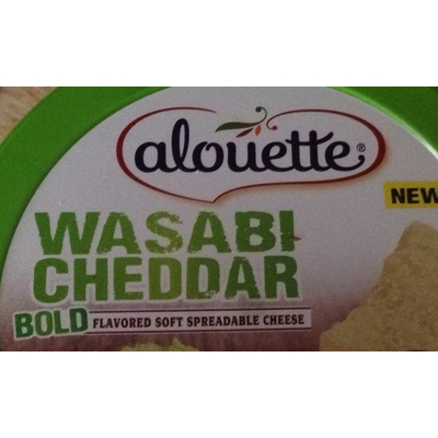 Flavored Soft Spreadable Cheese, Wasabi Cheddar Bold