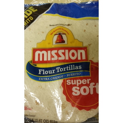 Flour Tortillas, Burrito