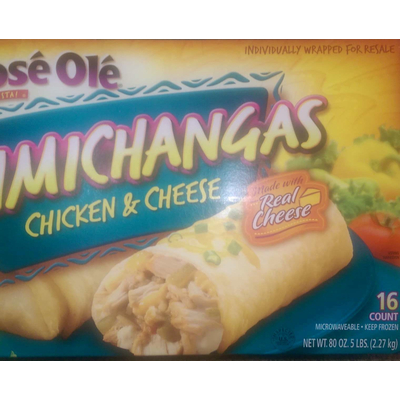 Chimichangas, Chicken & Cheese