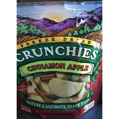 Freeze Dried Snack Food, Cinnamon Apple