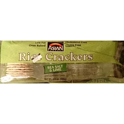Rice Crackers, Sea Salt & Lime