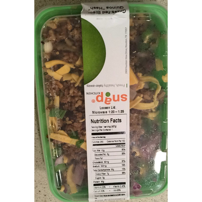 Grass Fed Bison Quinoa Hash