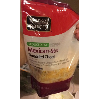 Shredded Cheese, Mexican-Style, Reduced Fat