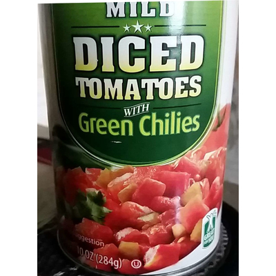 Diced Tomatoes with Green Chilies