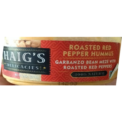 Hummus, Roasted Red Pepper