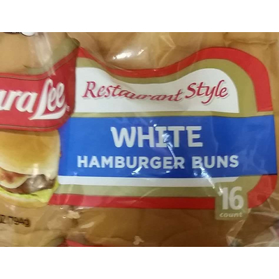 White Hamburger Buns