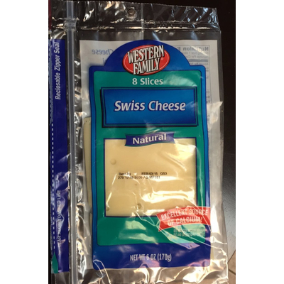 Cheese, Swiss, Slices