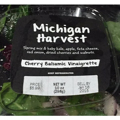 Michigan Harvest, Cherry Balsamic Vinaigrette
