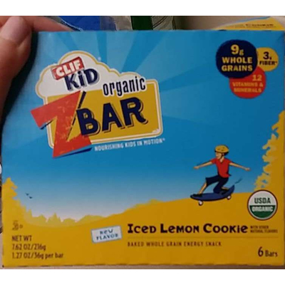 Z Bar, Iced Lemon Cookie, Organic