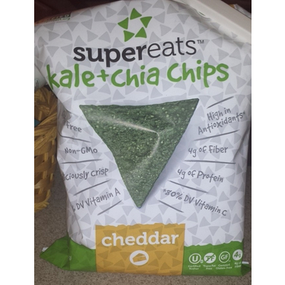 Kale + Chia Chips, Cheddar