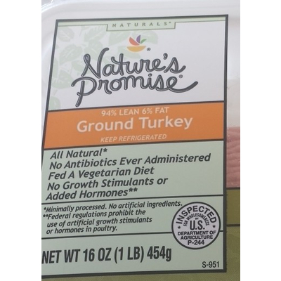94% Lean 6% Fat Ground Turkey