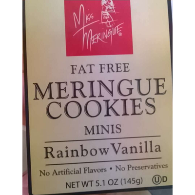 Meringue Cookies, Rainbow Vanilla