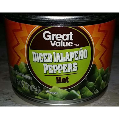 Hot Diced Jalapeno Peppers