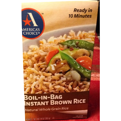 Boil-In-Bag Instant Brown Rice