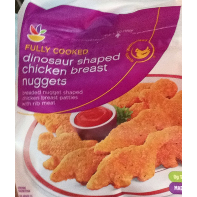 Chicken Breast Nuggets, Dinosaur Shaped