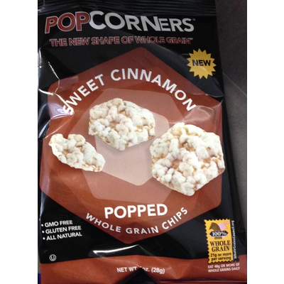 Popped Whole Grain Chips, Sweet Cinnamon