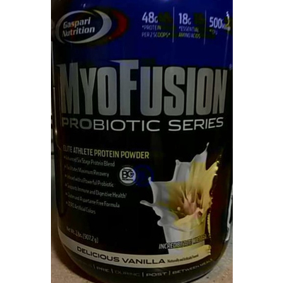 MyoFusion Probiotic Series, Delicious Vanilla