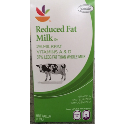 Milk, 2% Reduced Fat