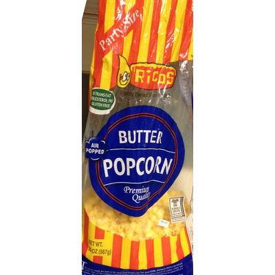 Popcorn, Butter, Air Popped