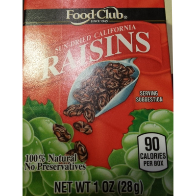 Raisins, Sun-Dried California
