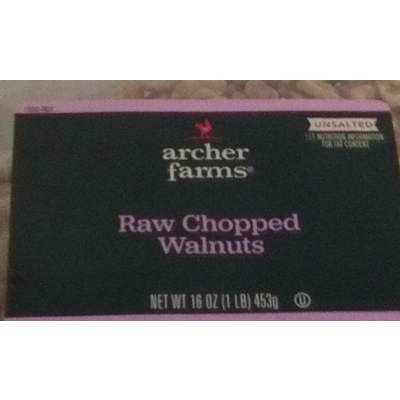Walnuts, Raw Chopped
