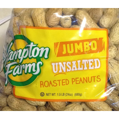 Jumbo Unsalted Roasted Peanuts